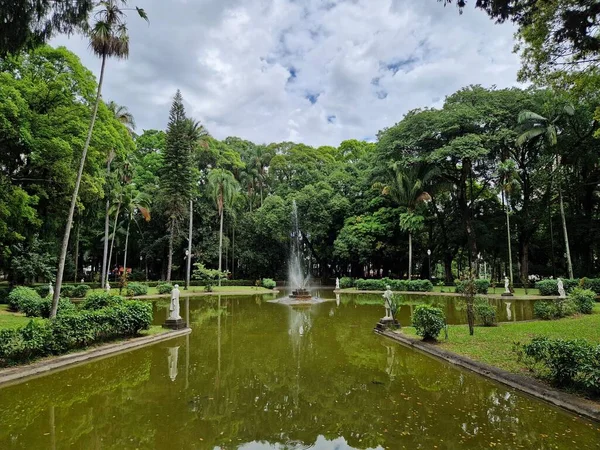 Fonte Jardim Luz São Paulo — Fotografia de Stock