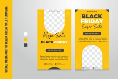 Kara Cuma indirimli pankartlarının yaratıcı vektör seti sosyal medya paylaşımı, arka plan ve internet reklamları için mükemmel.