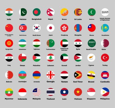ASYA KONUŞTURMA Bayrakları, VECTOR SÜRETİMİ.