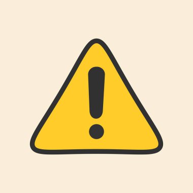 Genel Uyarı İşaretleri: tehlike ya da ihtiyatı gösterir. Ünlem İşaretli Sarı Üçgen Uyarı Simgesi