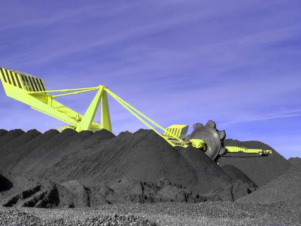 Large surface mining machinery example
