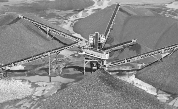 大規模な表面鉱山機械の例 — ストック写真