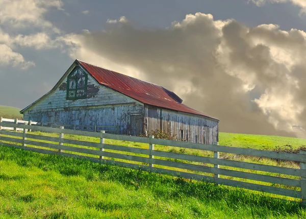 Wooden Barn Hut Countryside Stock Picture
