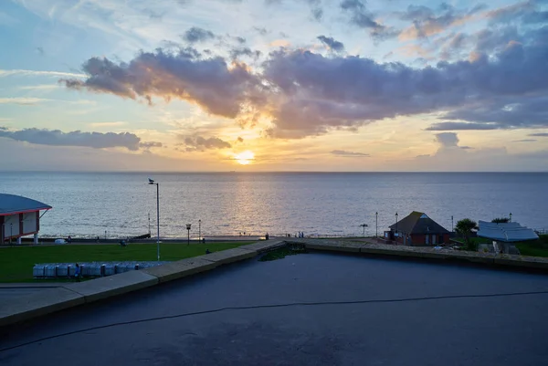 Sonnenuntergang Über Wash Norfolk Großbritannien — Stockfoto