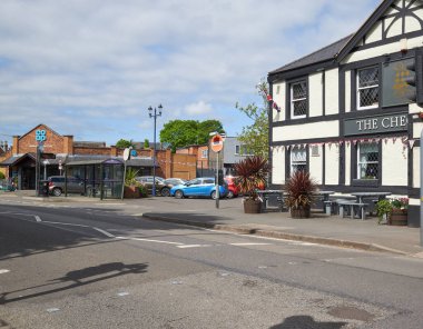 Breaston, Derbyshire, İngiltere 'deki köy barı ve bakkal.