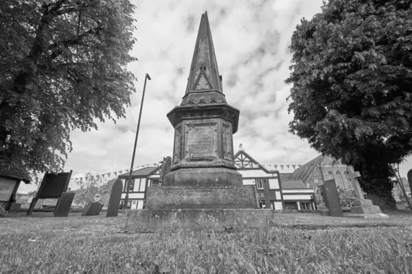 stock image local village church yard in Breaston, Derbyshire, UK