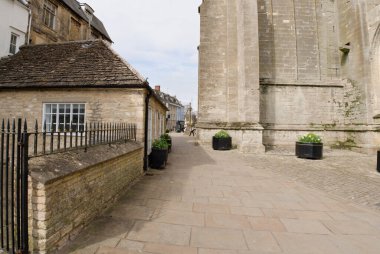 Cirencester şehir merkezi, Gloustershire, İngiltere