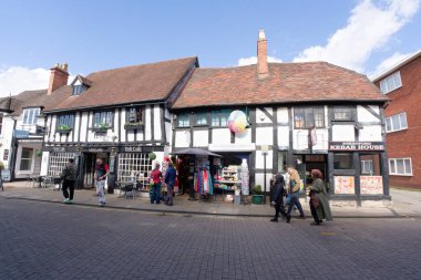 İngiltere, Avon 'da Stratford' da ana cadde sahnesi