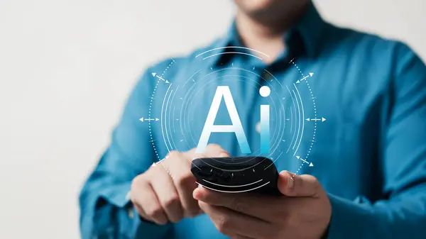 AI technology, AI chatbots communicate and answer questions with business people, artificial intelligence solves problems and assists human decision-making for users to achieve intelligent results.