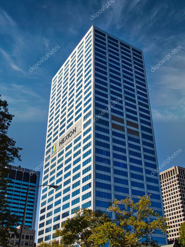 Hexion Building aka Continental Plaza tower en el centro de Columbus
