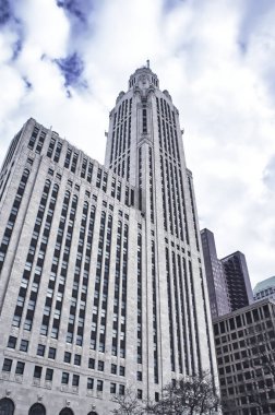 The LeVeque Tower & Hotel is a 47-story skyscraper in Downtown Columbus, Ohio.
