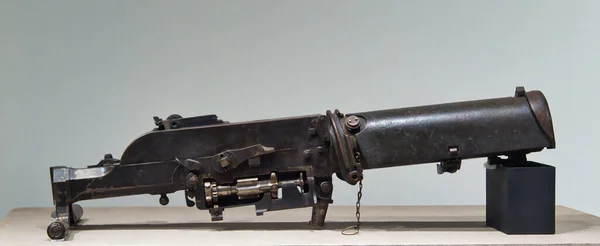 第一次世界大战期间奥匈军的带式机枪 — 图库照片