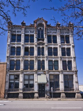 Bissman Binası 'nın önünde. Mansfield Ohio' daki Shawshank Redemption filmi için bir yer.