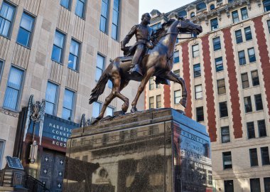  Thomas J. Stonewall Jackson, Korgeneral, C.S.A. Clarksburg WV Anıtı, ABD 2023 doğumlu.