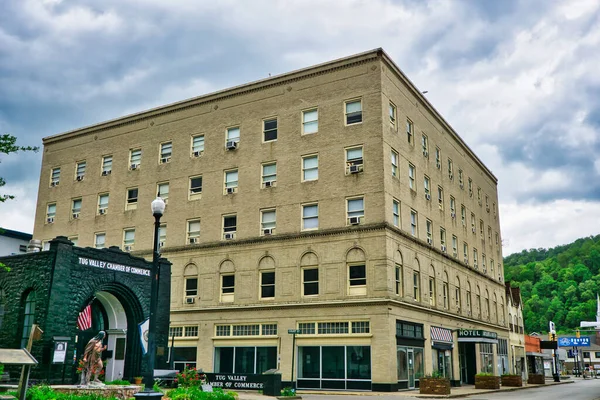 stock image The Mountaineer Hotel is an historic hotel located in Williamson, West Virginia