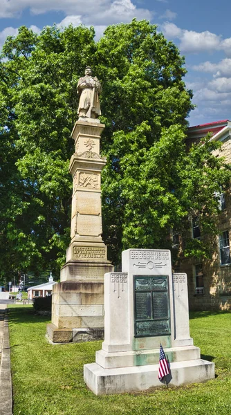 Monumento Unión Vanceburg Condado Lewis Kentucky Conmemora Los Soldados Unión — Foto de Stock