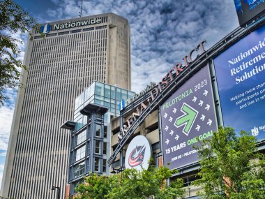 Arena Bölgesi Columbus Ohio yakınlarındaki bir eğlence bölgesi. Columbus Blue Jackets 'ın ulusal arenada buz hokeyi oynadığı yer.
