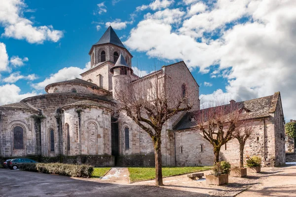 Sainte Marie Souillac Abbey Fransa Nın Occitanie Şehrinde Bulunan Bir — Stok fotoğraf