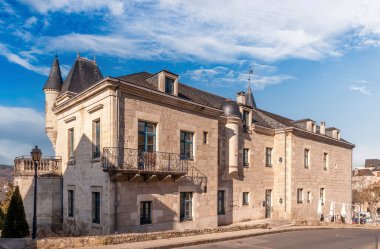 Terrasson Lavilledieu 'deki Joan of Arc şatosu, Dordogne, Yeni Aquitaine, Fransa.