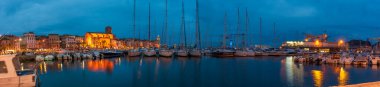 La Ciotat Limanı Panoramik, Bouches du Rhone, Provence, Fransa