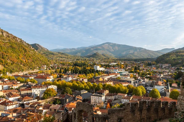 Foix Pireneler Panoraması Fransa Nın Occitanie Ariege Kentindeki Foix Feodal — Stok fotoğraf