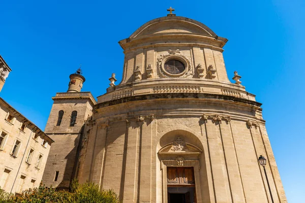 Iglesia San Etienne Centro Uzes Gard Cevennes Occitanie Francia — Foto de Stock
