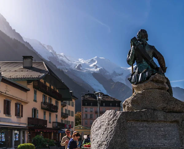 Michel Gabriel Paccard Succeeded Jacques Balmat First Ascent Mont Blanc — Stock Photo, Image