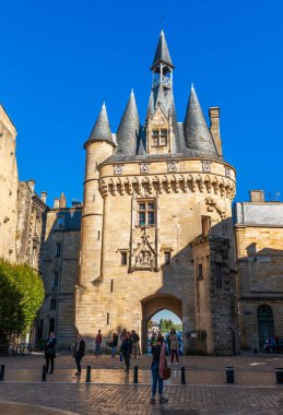 Porte Cailhau, Place du Palais yakınlarında, Bordeaux, Gironde, Yeni Aquitaine, Fransa