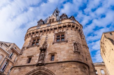 Cailhau kapısı, Quai Richelieu tarafında, Bordeaux 'da, Gironde' de, Yeni Aquitaine, Fransa