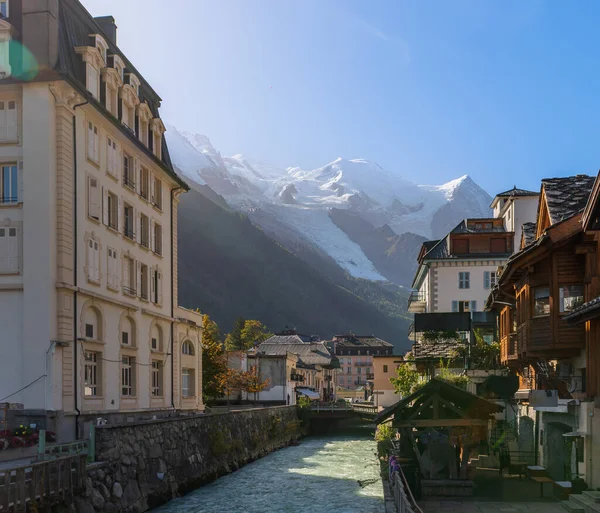 Arve River Mont Blanc Chamonix Haute Savoie France — Stock Photo, Image