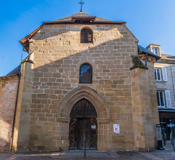 Facade Saint Libral Church Brive Gaillarde Correze Nouvelle Aquitaine France — Stock Photo, Image