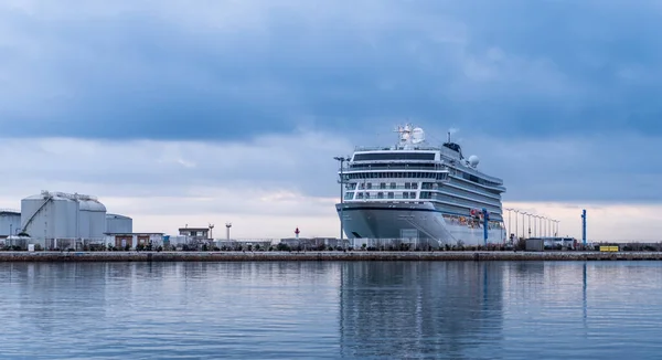 Arrival Cruise Ship Sete Herault Occitanie France — Stock Photo, Image