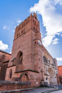 Haute Garonne, Occitanie, Fransa 'daki Toulouse Saint-Etienne Katedrali