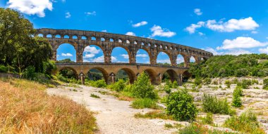 Roma su kemeri, Pont du Gard, Gard, Occitanie, Fransa