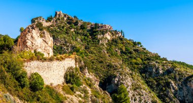 Eze Ortaçağ köyü, Alpes Maritimes, Provence, Fransa