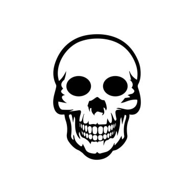 skull can be used for logo, icon tattoo