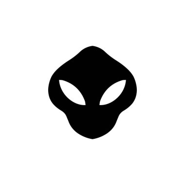 alien logo icon, creature, face of unknown entity