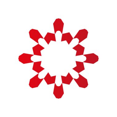 Motif for angular decor, Catchy, simple to use, shape icon