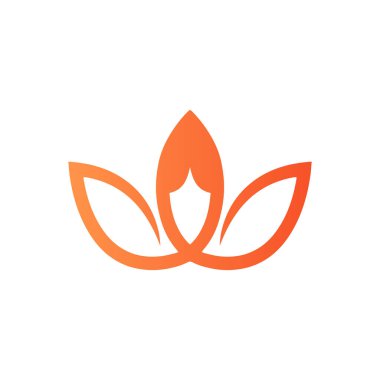 leaves logo textile simple use clothing industry logo modern corporate, abstract letter logo