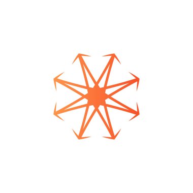 motif logo simple catchy icon modern corporate, abstract letter logo