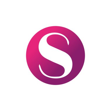 feminine s logos round symbol simple drawing design, graphic, minimalist.logo