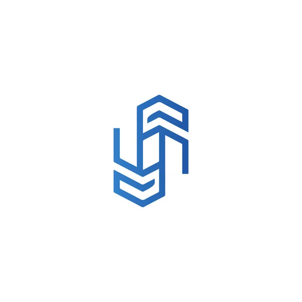 Logotipo Quadrado Tamanho Ícone Símbolo Simples — Vetor de Stock