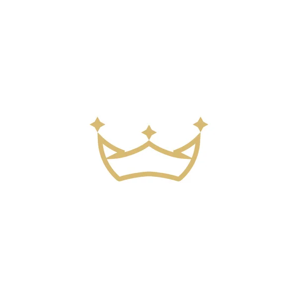 創造的な王冠キャッチーな王室のアイコン — ストックベクタ