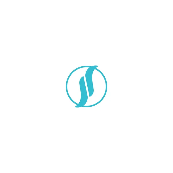 クリエイティブSロゴアイコンキャッチーなシンプルなSロゴ — ストックベクタ