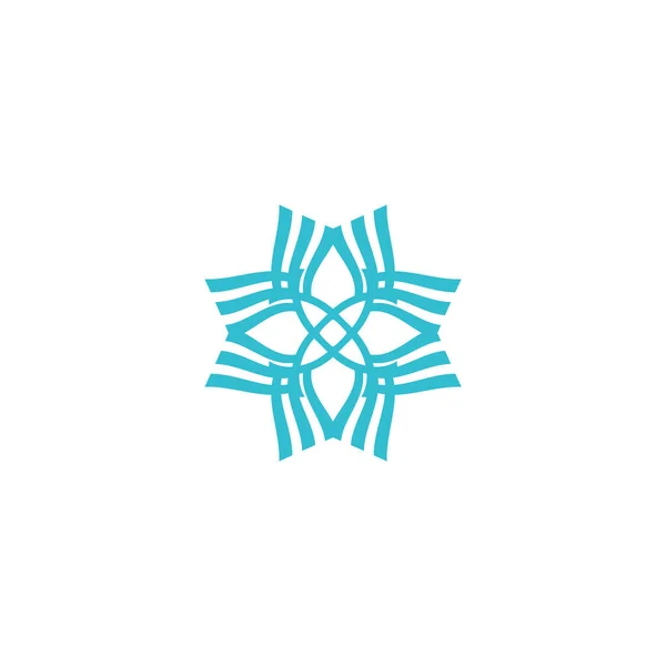 Čtyři Rohy Štěstí Ikona Logo Jednoduché Štěstí Symbol — Stockový vektor