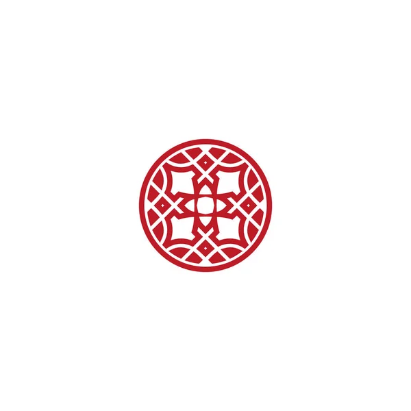 Escudo Real Logotipo Defensa Poder Icono Símbolo — Archivo Imágenes Vectoriales