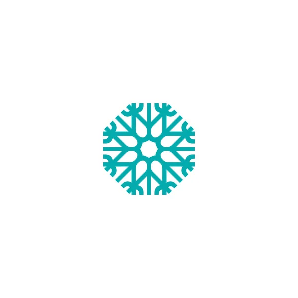 Símbolo Simples Indústria Vestuário Logotipo Simples Para Uso Têxtil — Vetor de Stock