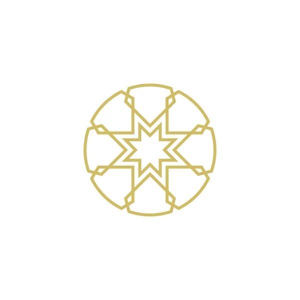 シンプルなシンボル衣類業界テキスタイル用のシンプルなロゴ — ストックベクタ