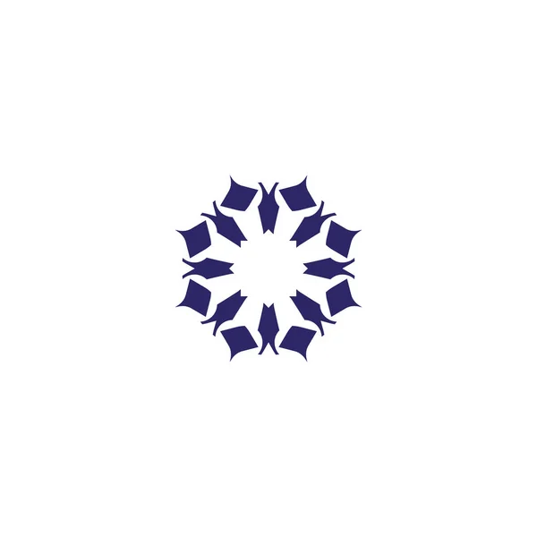 Basit Giyim Endüstrisi Tekstil Kullanımı Için Basit Logo — Stok Vektör