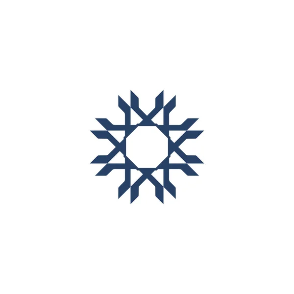 Einfaches Symbol Bekleidungsindustrie Einfaches Logo Für Den Textilen Einsatz — Stockvektor